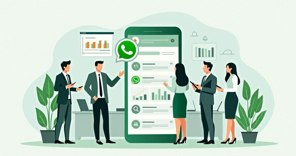 Integrantes de grupo de WhatsApp analisando painel e trocando mensagens 