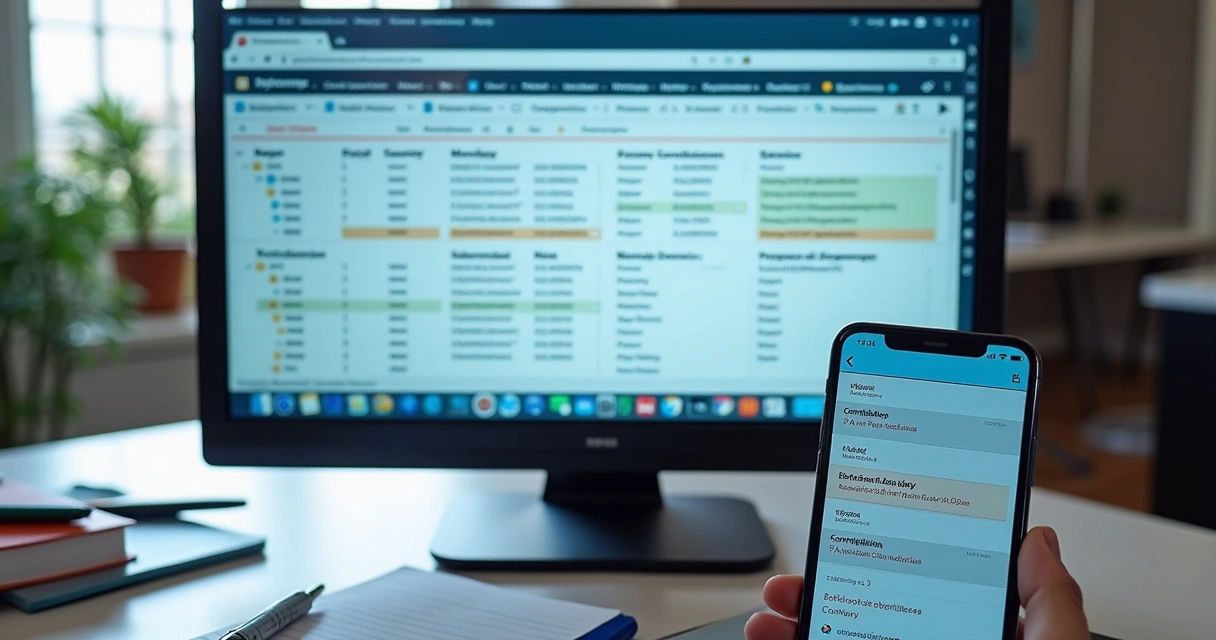 Guias de previdência digital organizadas em tela de computador 