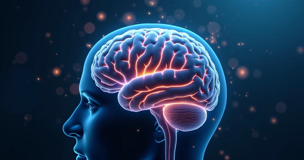 Brain illustration showing areas activated during intuition 