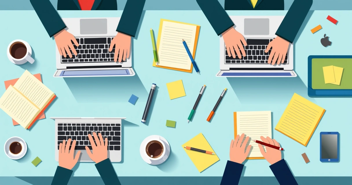 Ilustração de ferramentas e livros juntos, simbolizando habilidades técnicas e comportamentais 