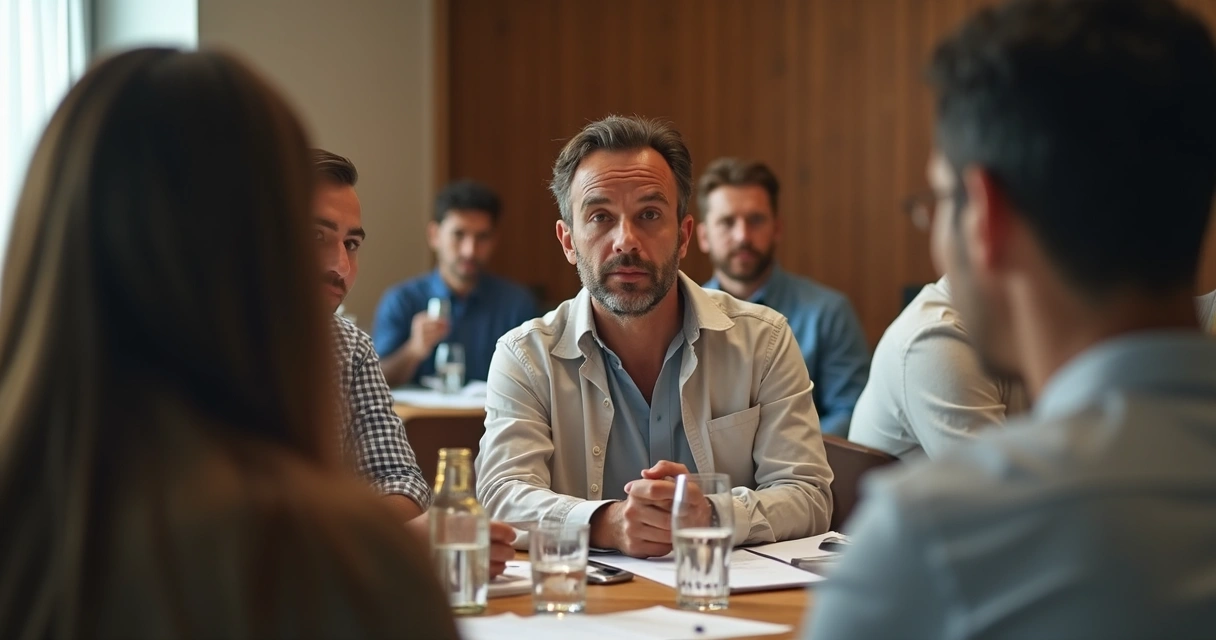 Pessoa olhando para vários papéis com anotações em uma mesa organizada, demonstrando hábitos que bloqueiam a conversão de leads 