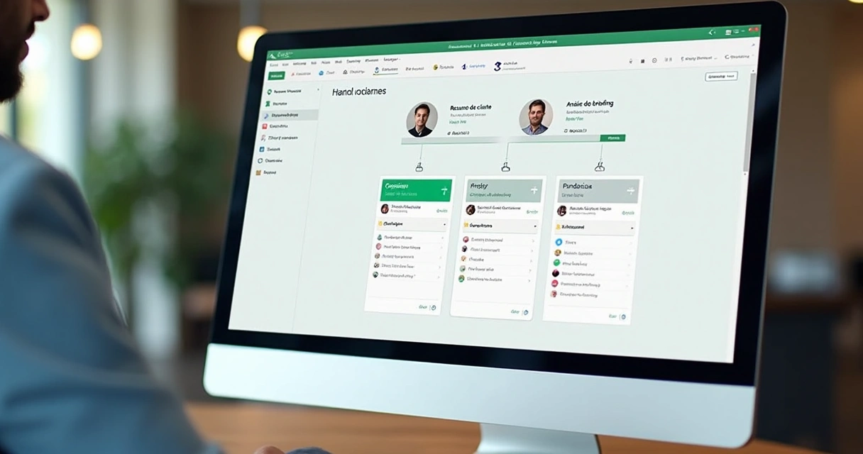 Tela de handoff estruturado entre SDR e Closer em um sistema de vendas 
