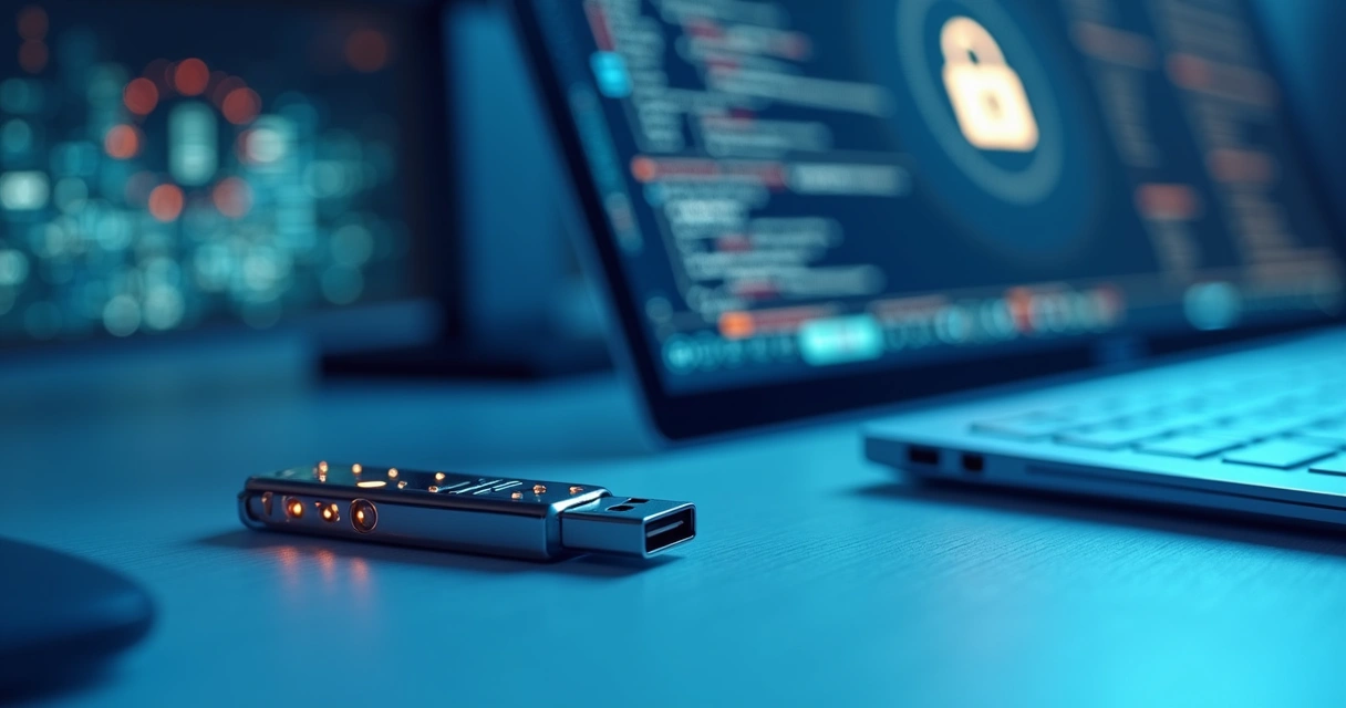 Hardware de assinatura digital com indicadores de segurança. 