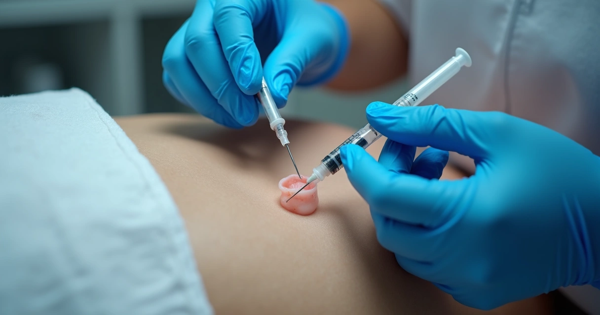 Aplicação de ácido hialurônico no pênis para harmonização
