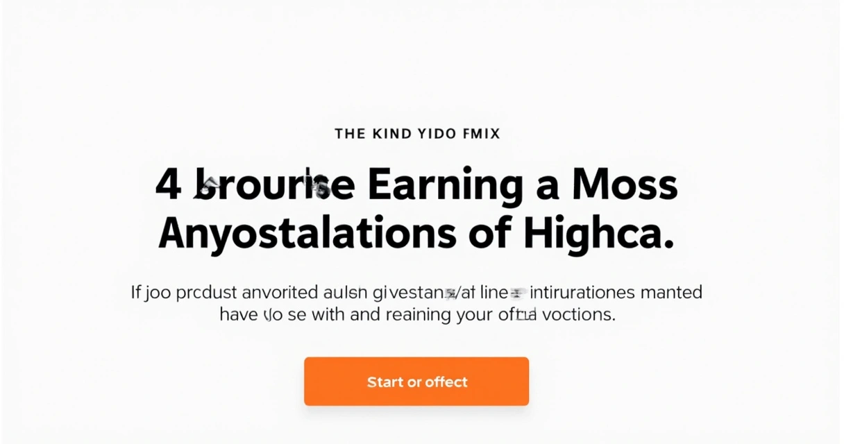 Exemplo de headline eficaz em página de conversão 