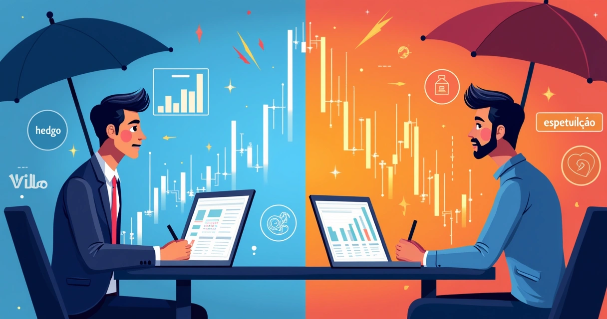 Comparação entre estratégias de hedge e especulação em criptomoedas 