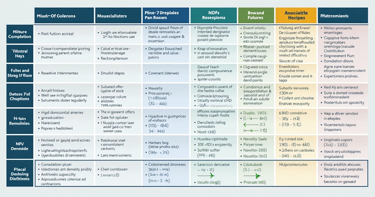 Comparison of different financial hedging instruments side by side 
