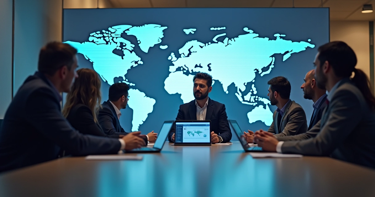 Heitor Faria em reunião com integradores Bacula 