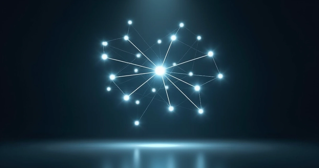 Interconnected lines with one dark hidden node