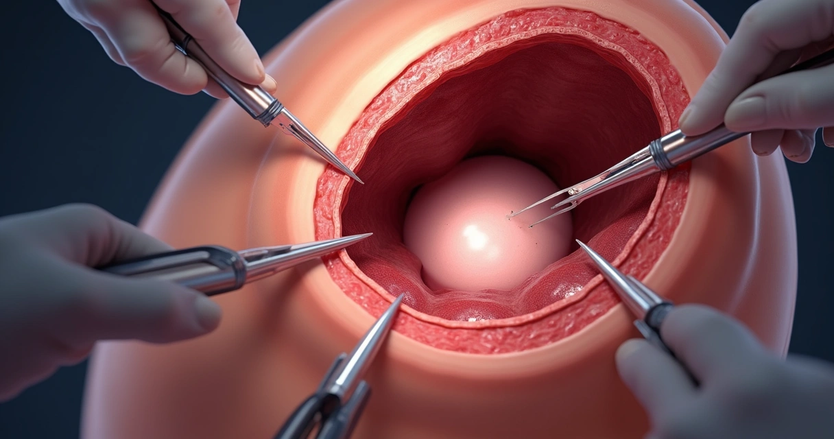Histeroscopia cirurgia útero mioma 