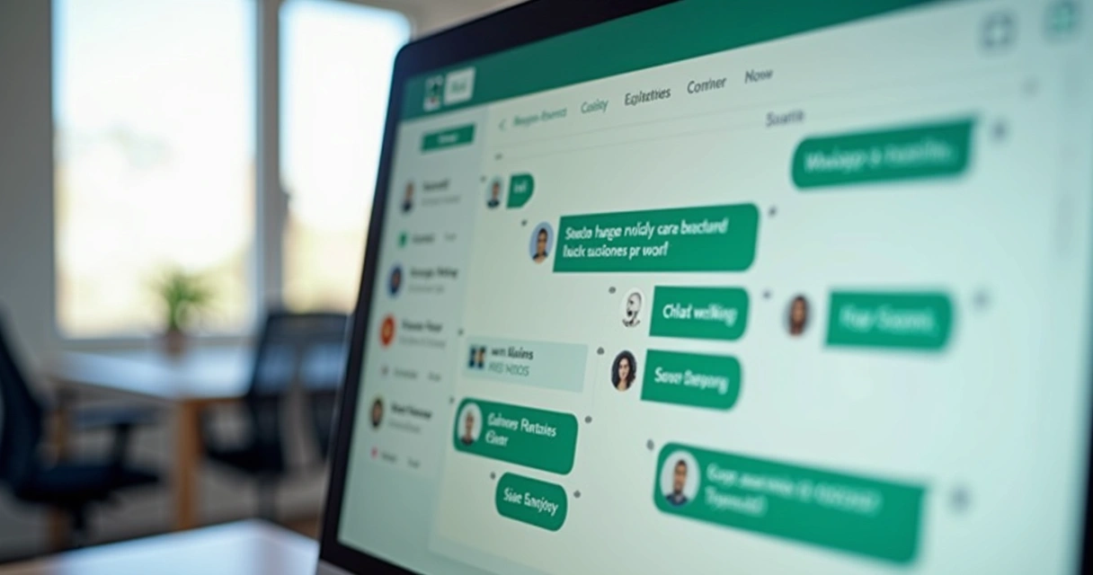 Tela de CRM mostrando histórico de atendimento no WhatsApp