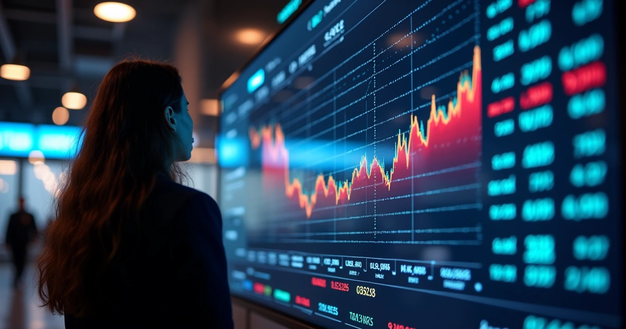 Tela mostrando gráfico de tendência de apostas em uma plataforma digital
