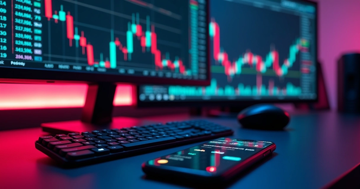 Tela de home broker exibindo contratos futuros em ambiente moderno