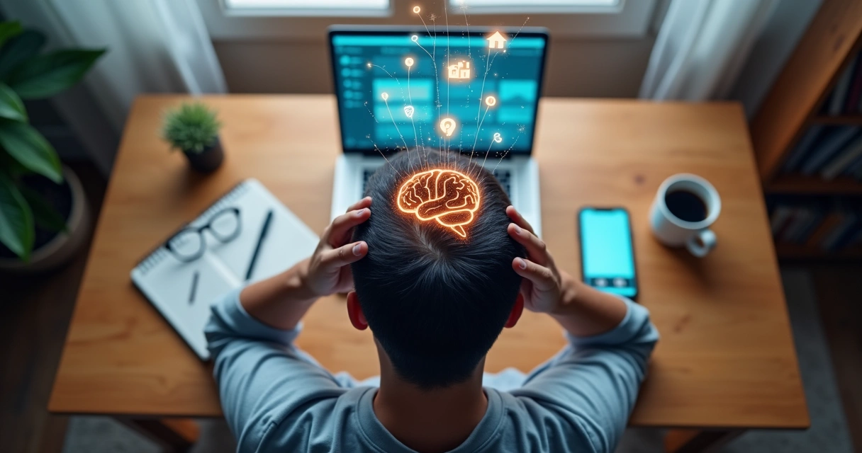 Desafios cerebrais das tomadas de decisão no home office