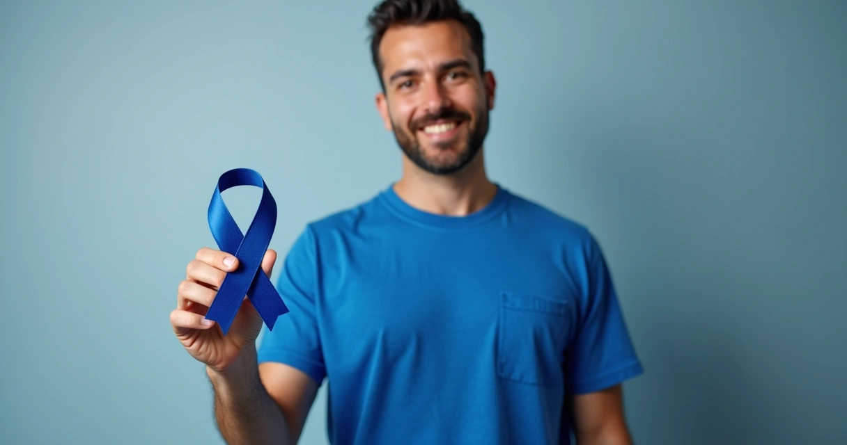 Homem sentado em consultório médico realizando exame clínico de próstata com profissional de saúde (A profissional de saúde é uma mulher médica jovem) 