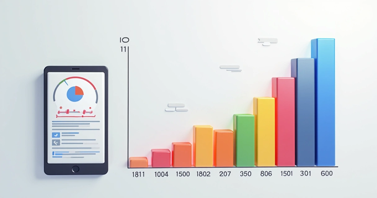 Gráfico colorido de horários de envio de SMS em loja virtual 