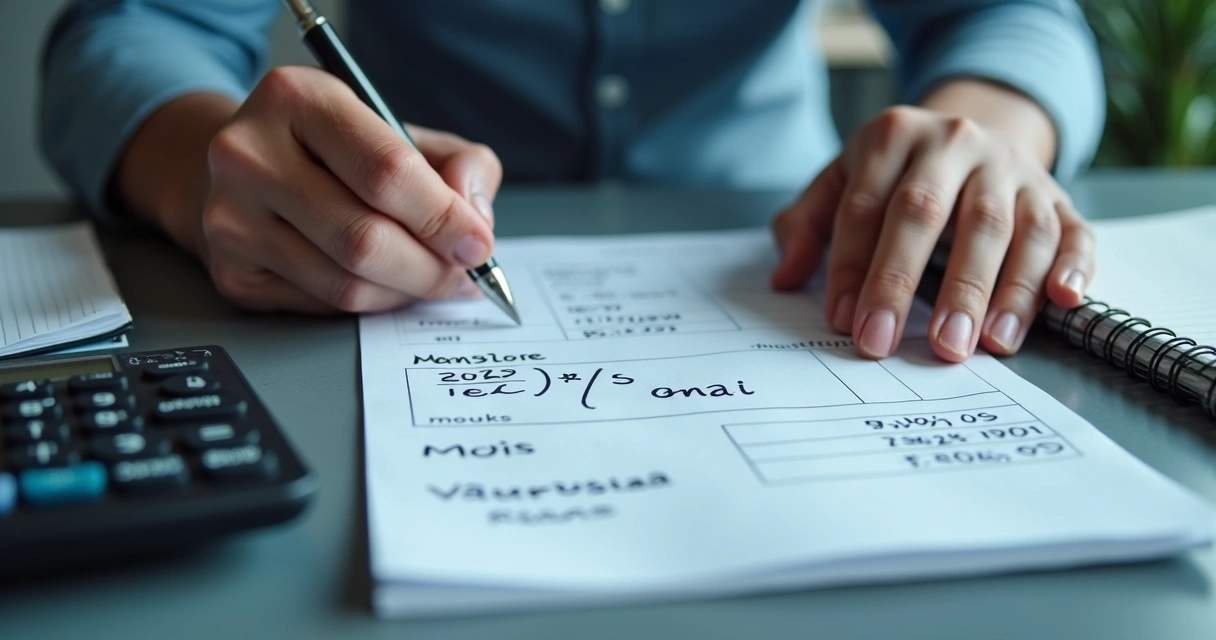 Pessoa calculando horas de trabalho para comprar um produto 