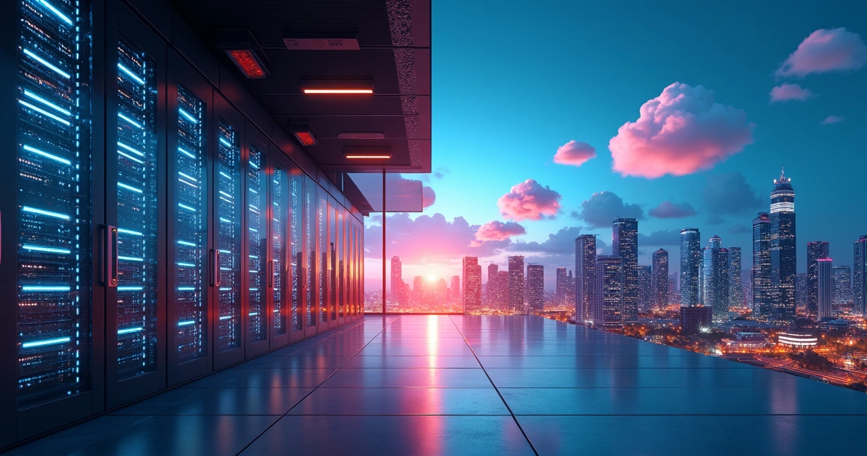 Comparação visual entre setup em nuvem e autohospedado para automação. 