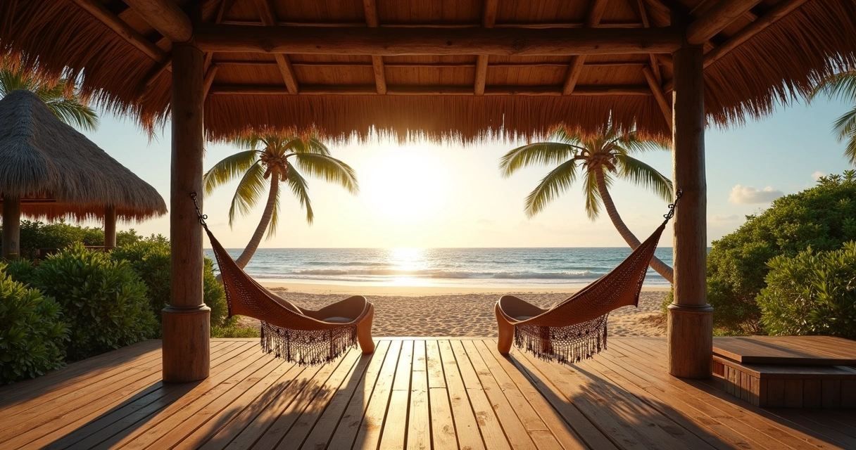 Vista de hospedagem de frente para o mar em Jericoacoara
