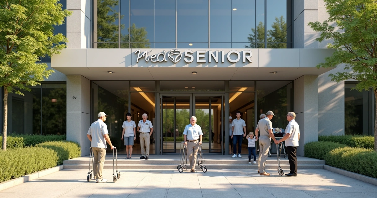 Hospital moderno preparado para atender pacientes adultos e idosos com conforto e organização