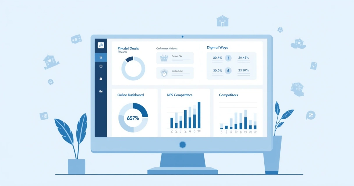 Dashboard de análise de reputação online de hotéis 