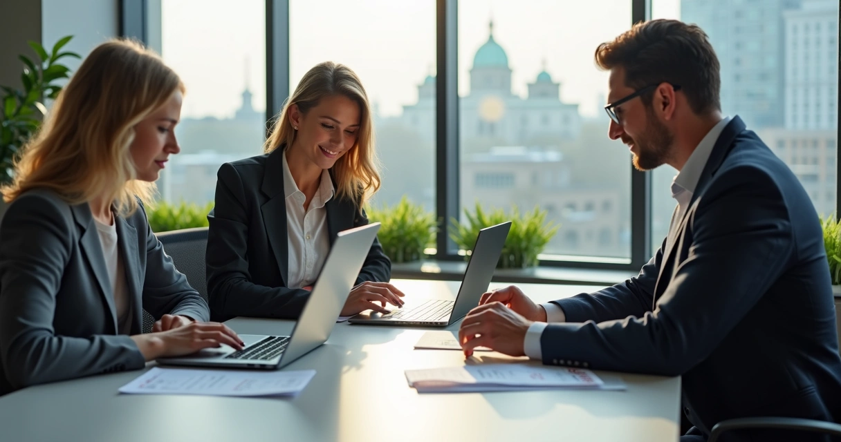 HR managers in Germany reviewing visa applications 