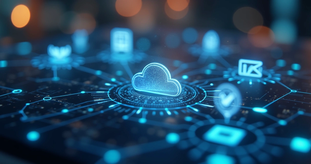 Central de gerenciamento SaaS com plugins integrados e visualização clara 