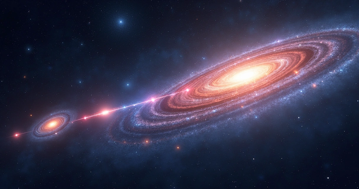 Galáxias distantes e efeito do desvio para o vermelho 