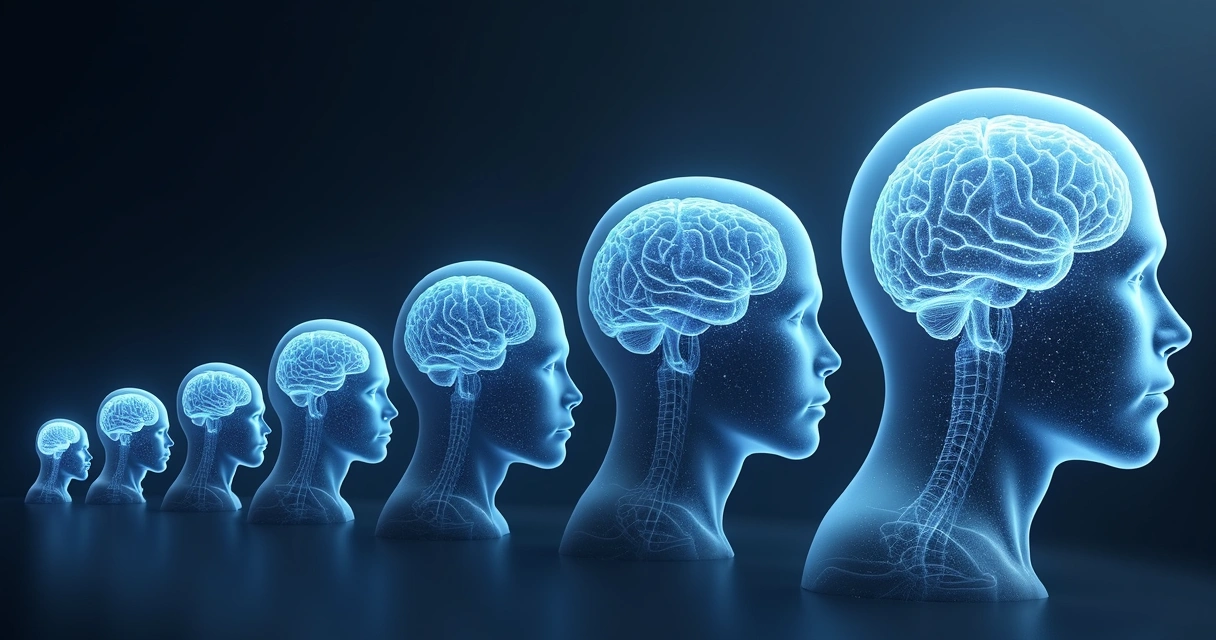 Evolution of the human brain towards consciousness 