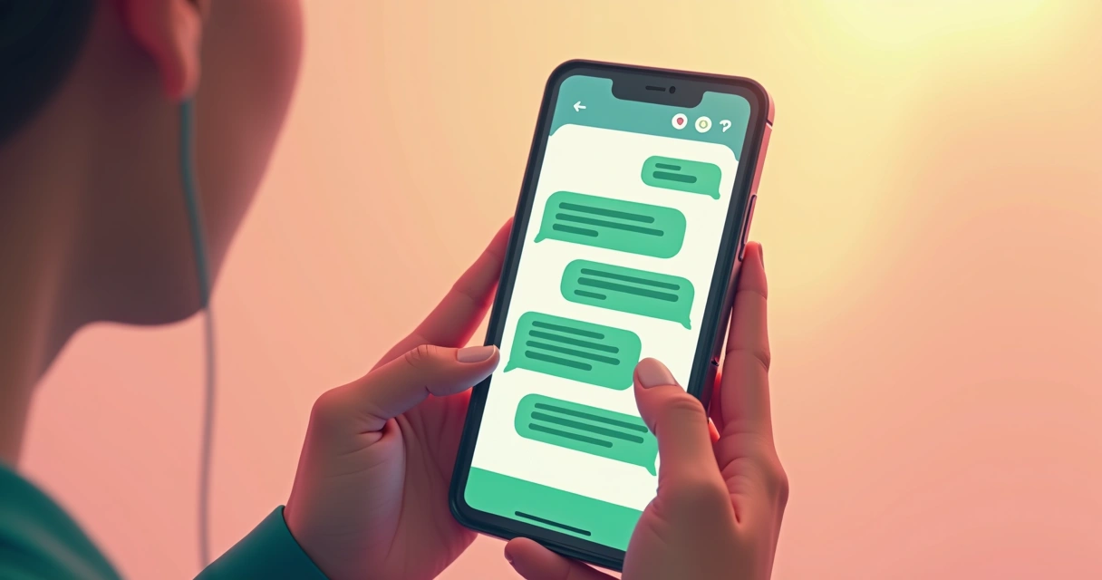 Chatbot conversando com cliente, interface amigável e humanizada
