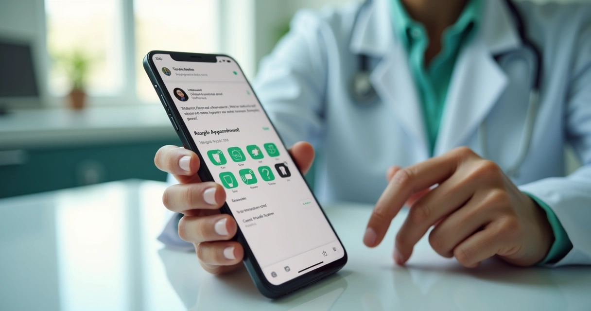 Conversa de WhatsApp com agendamento automático em clínica odontológica 
