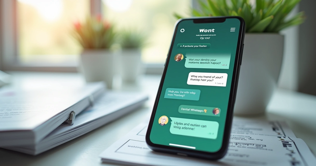 Contato de paciente com IA de agendamento pelo WhatsApp odontológico 