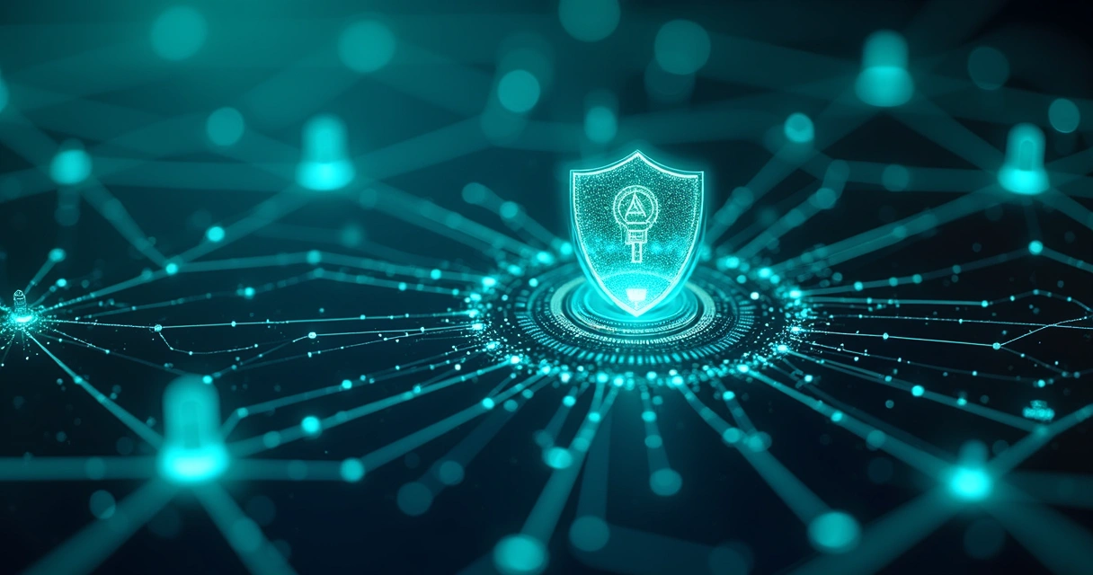Interface digital de defesa de IA contra ataques cibernéticos 