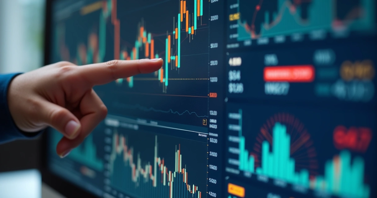 Software de IA analisando relatórios financeiros em tempo real 