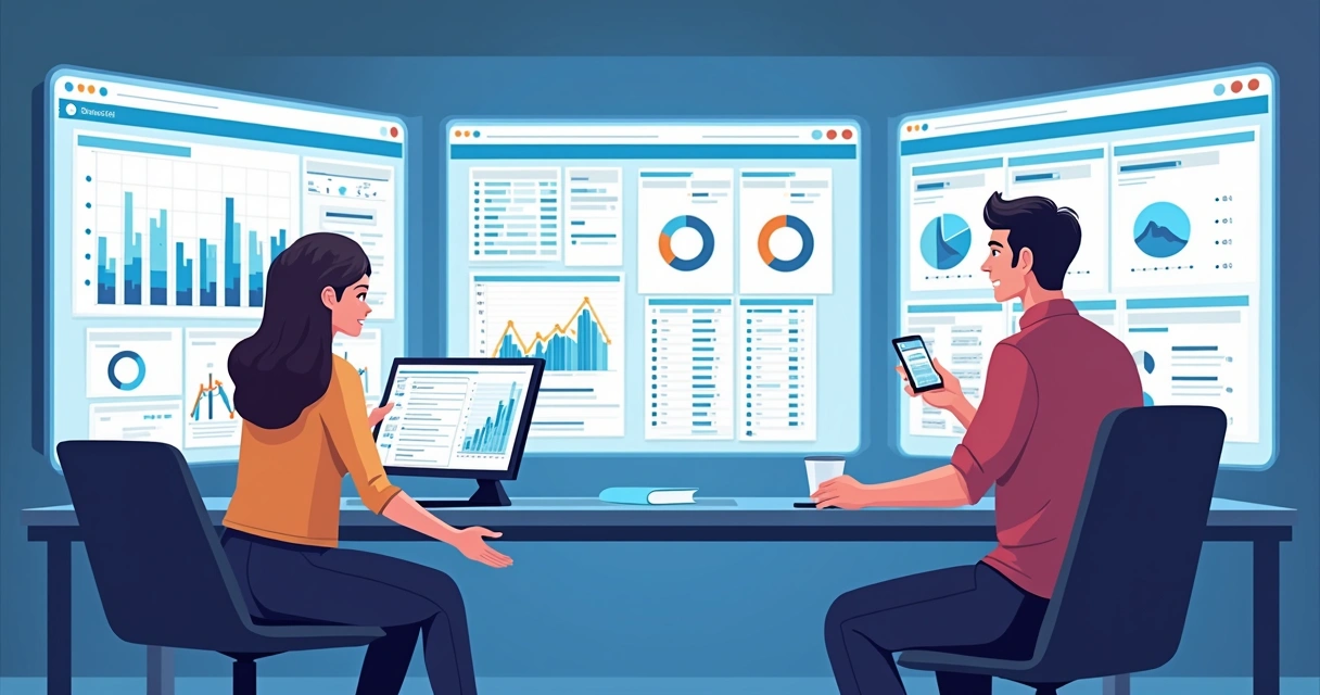 Integração da IA com MS Project em grandes telas digitais