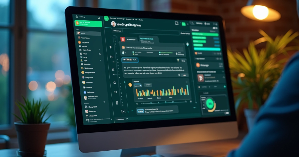 Interface visualizando inteligência artificial filtrando mensagens por urgência 