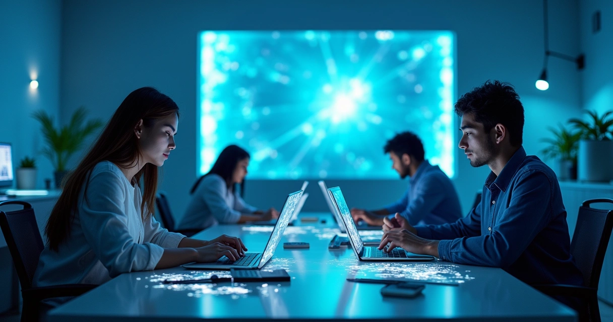 Fluxo de trabalho integrado entre IA e no-code