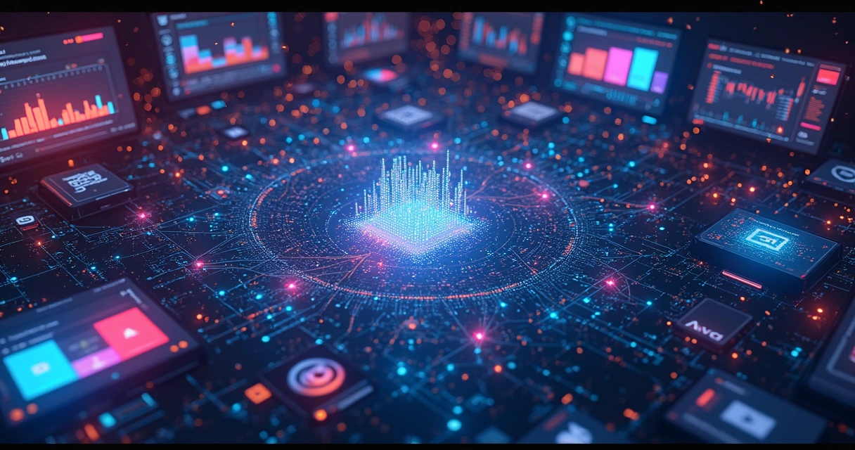 Ilustração de inteligência artificial personalizando feed do Instagram