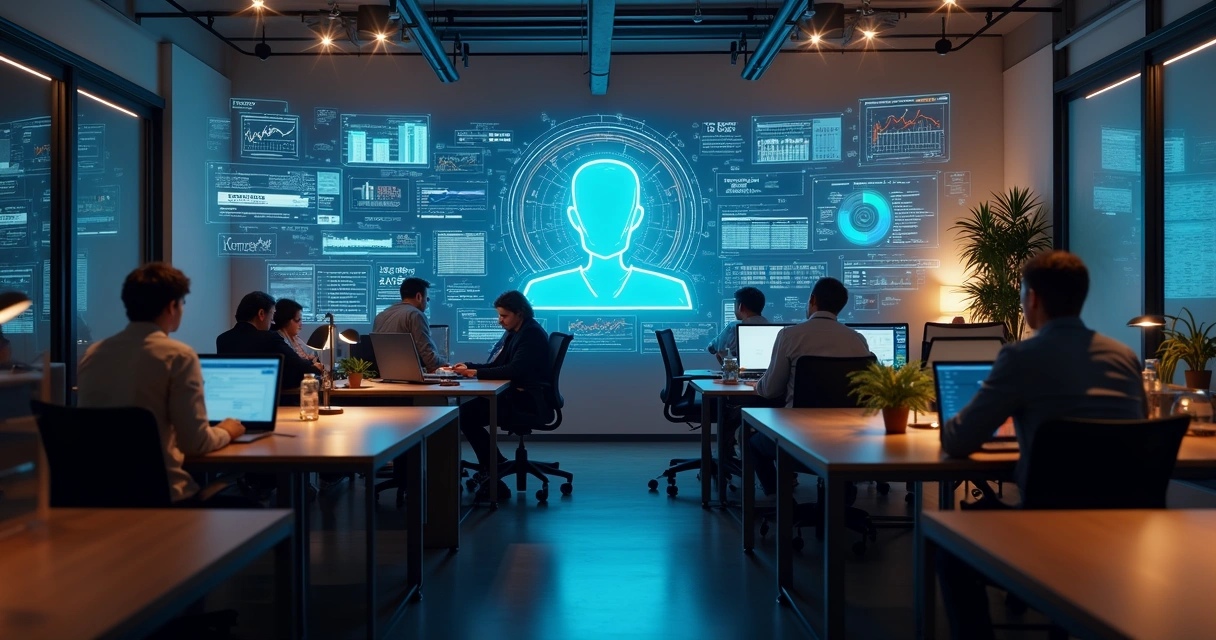 Agente de IA auxiliando equipe de vendas 