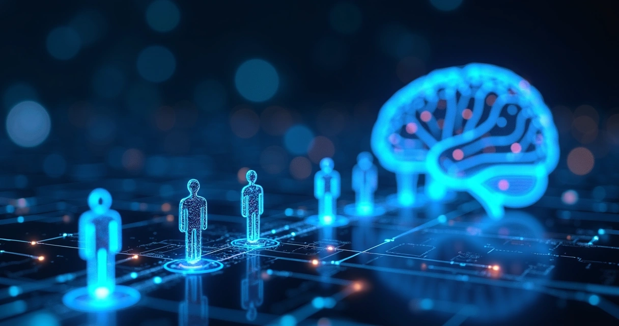 Processo de vendas automatizado por IA, mostrando fluxos e agentes digitais 