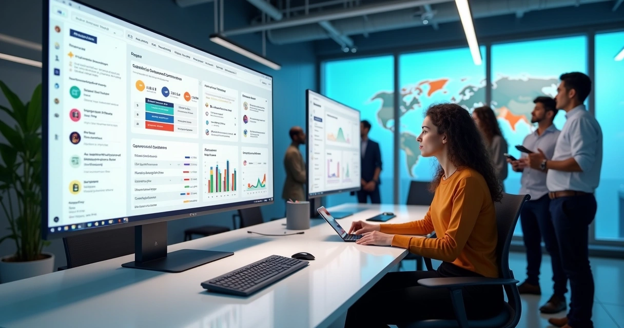 Painel de vendas com chatbot de IA qualificando leads em tempo real 