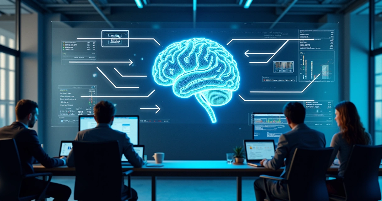 Inteligência artificial em operação reduzindo riscos em startups