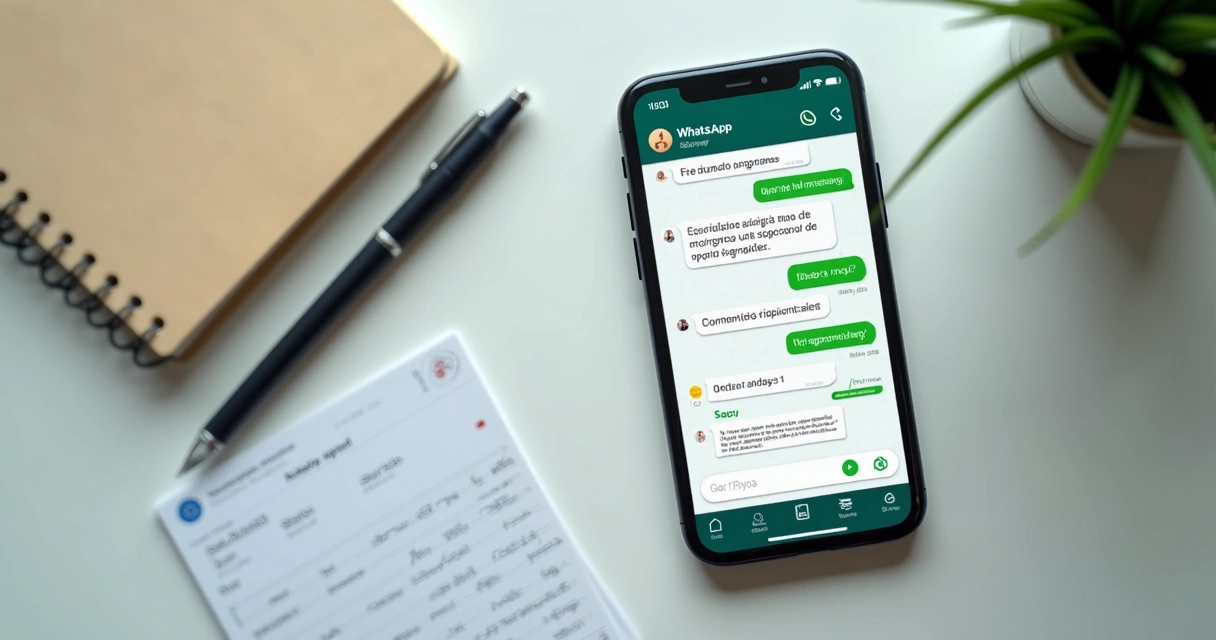 Tela de WhatsApp com assistente de IA agendando consulta odontológica 