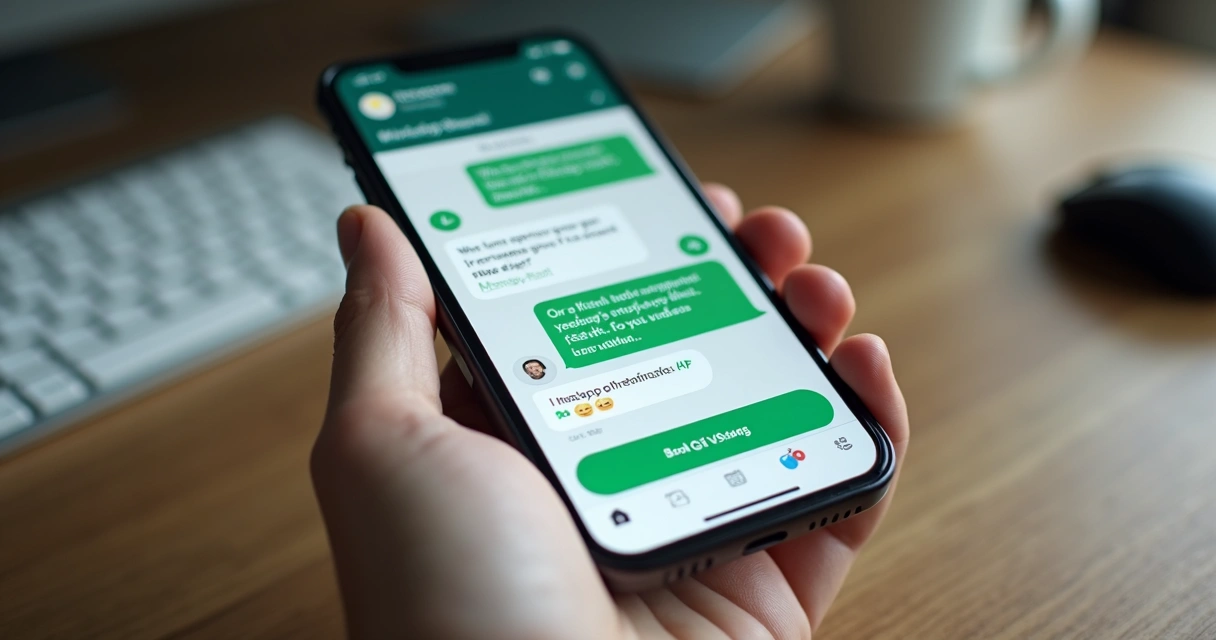Chat de WhatsApp mostrando respuestas personalizadas de una IA humanizada 