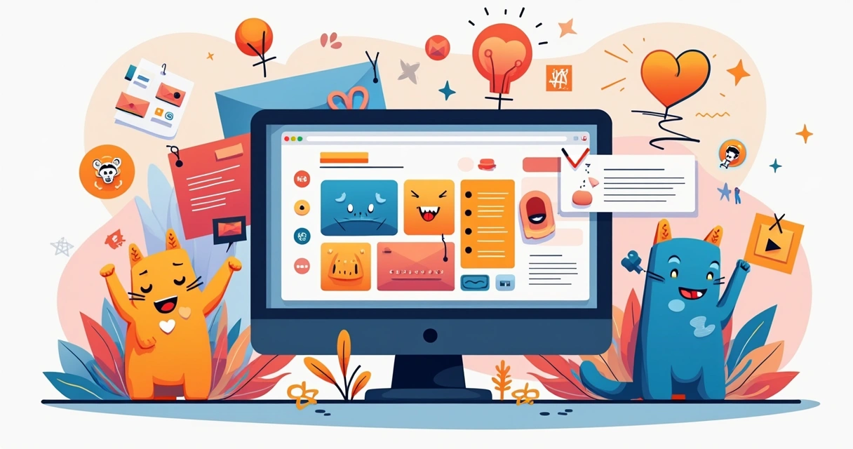 Ilustrações exclusivas reforçando identidade visual e branding de uma marca 