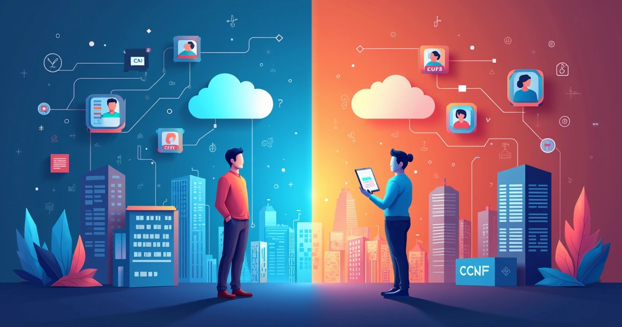 Representação visual das diferenças entre certificado digital para pessoa física e jurídica 