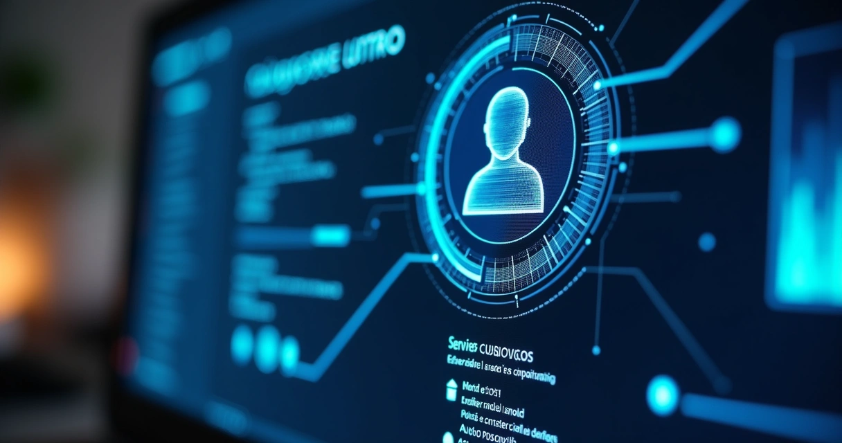 Sistema identificando visitante anônimo no site e mostrando dados do lead 