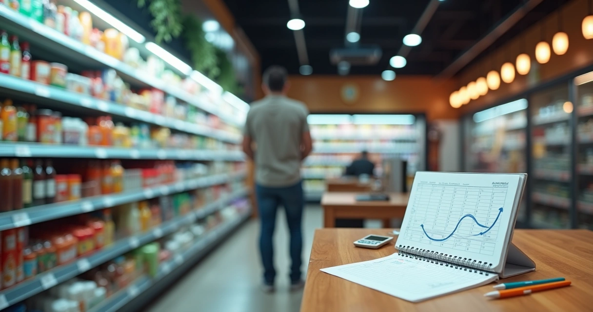 Pessoa confundida olhando prateleira com dois preços diferentes para o mesmo produto 