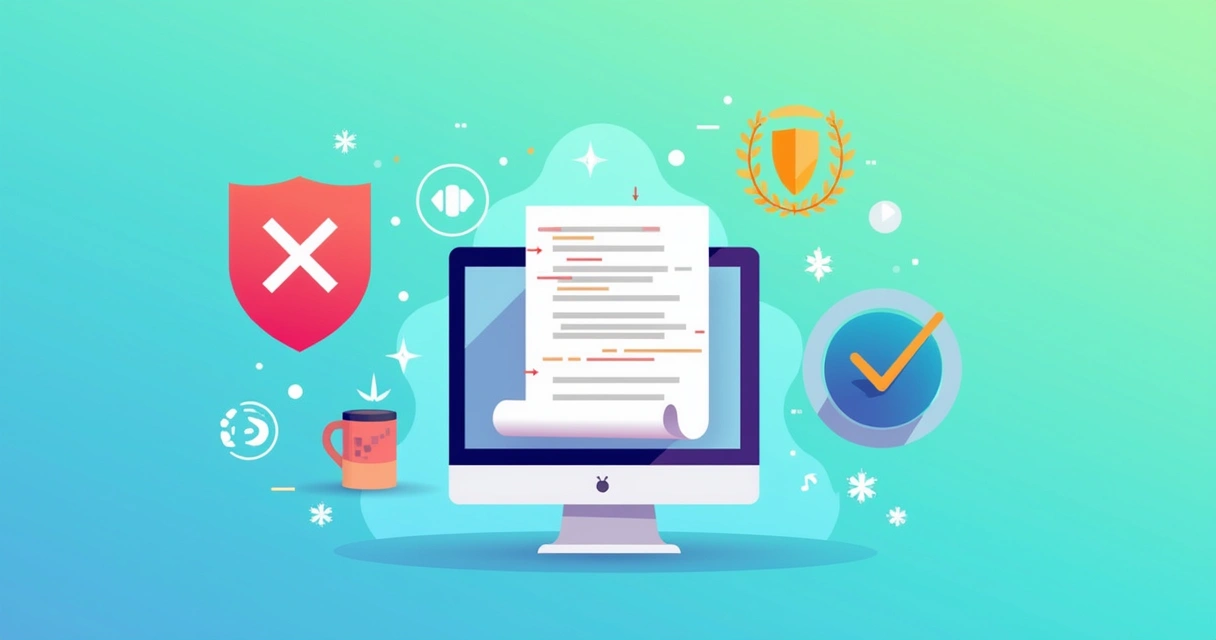 Ilustração educativa sobre assinatura digital com computador, segurança e comparação com e-assinatura.