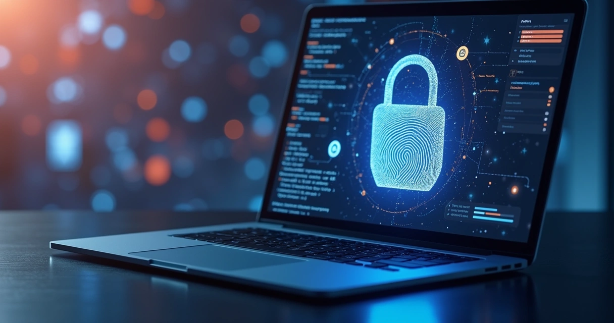 Representação gráfica de privacidade online, cadeados, LGPD e navegação web 